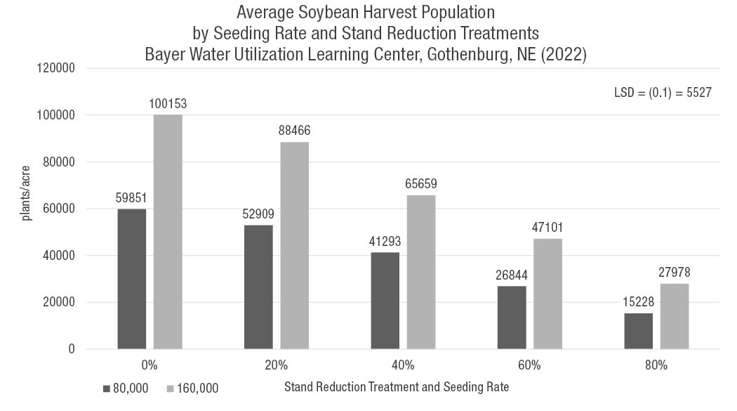 Impact of Seeding Rate and Stand Reduction on Irrigated XtendFlex® Soybeans