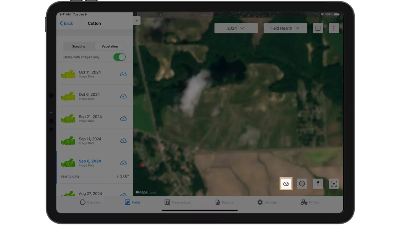 True Color map in FieldView