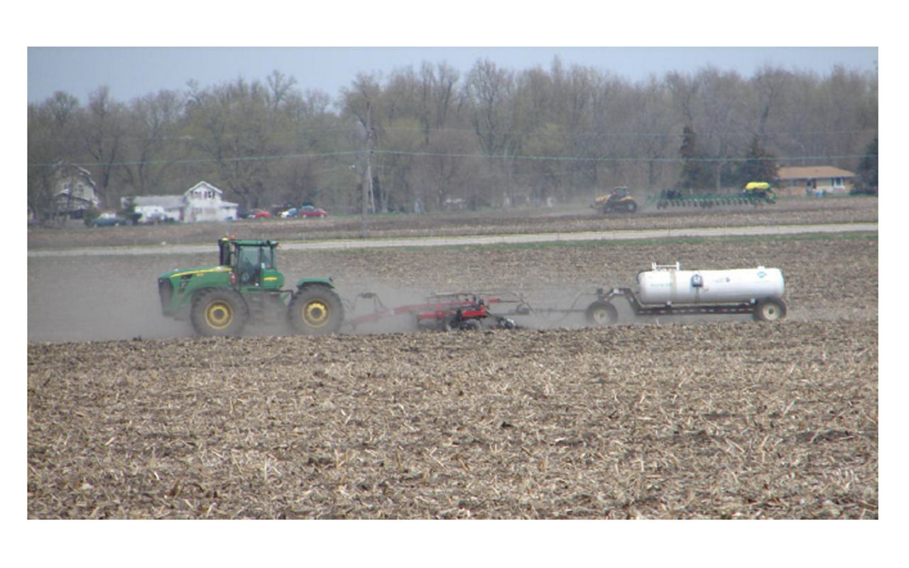 Fall Fertiizer Application Corn Field