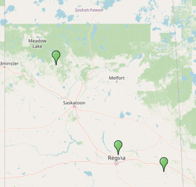  MDA trial locations in 2021