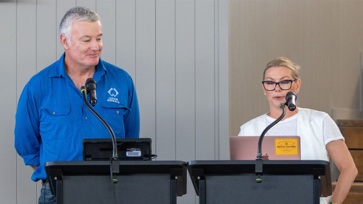 Adam Kay and Danielle Statham