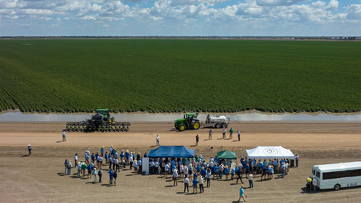 Drone footage of Sundown Pastoral Company Field Day