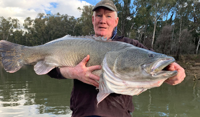 Keen angler and Bayer Big Fish Challenge participant, Kevin Brooks, with an impressive catch.