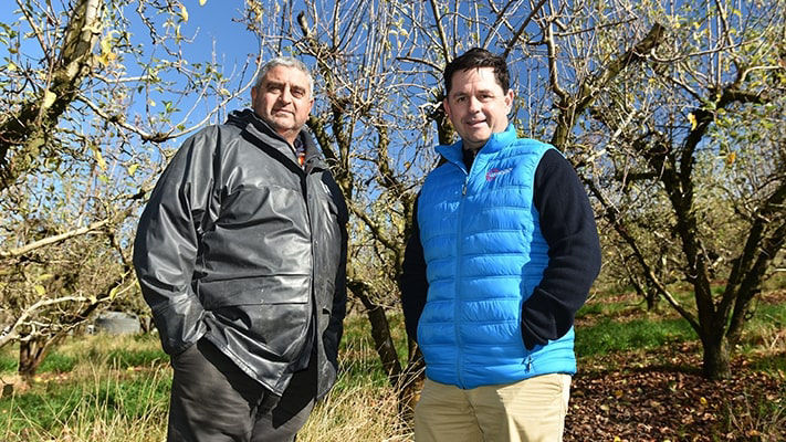 Adelaide Hills fruit grower Joe Ceravolo uses Vayego
