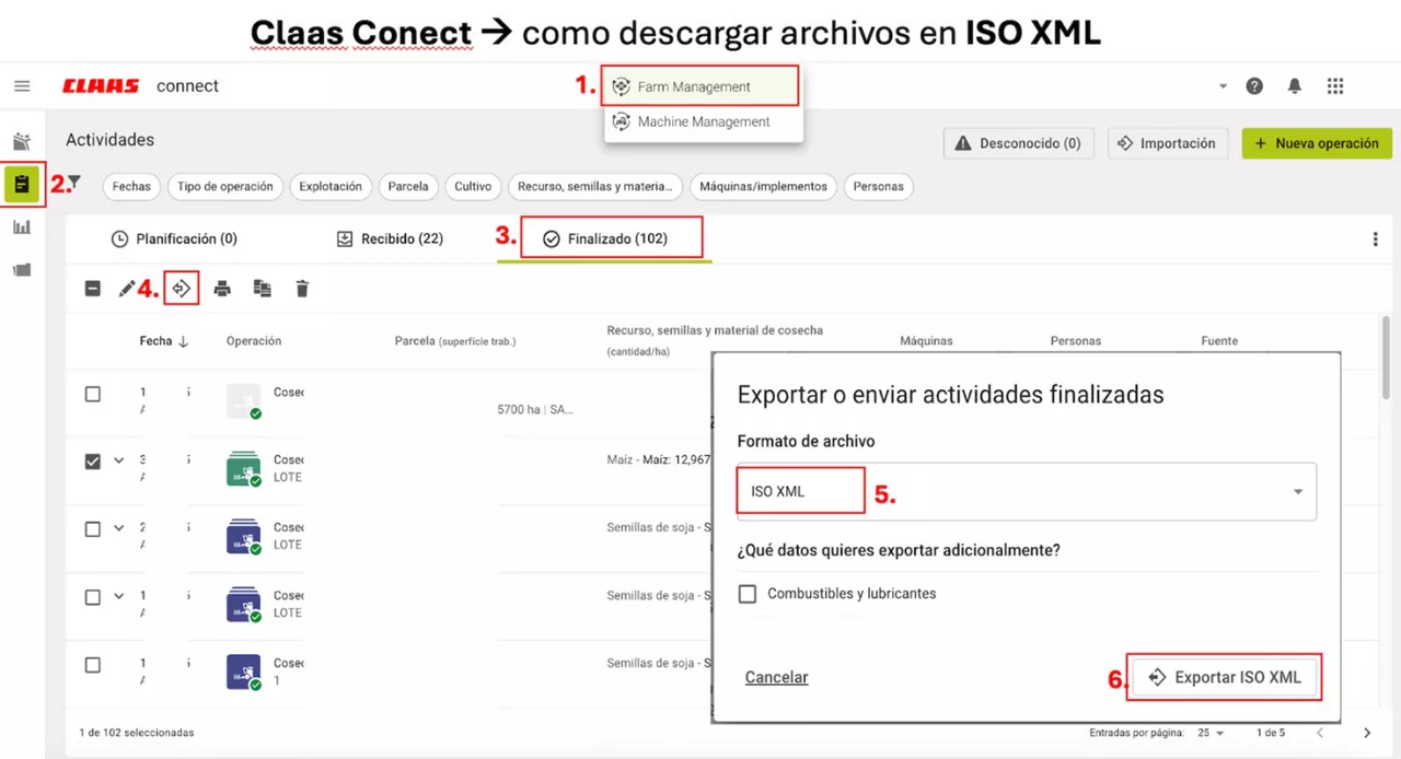 Descarga ISOXML