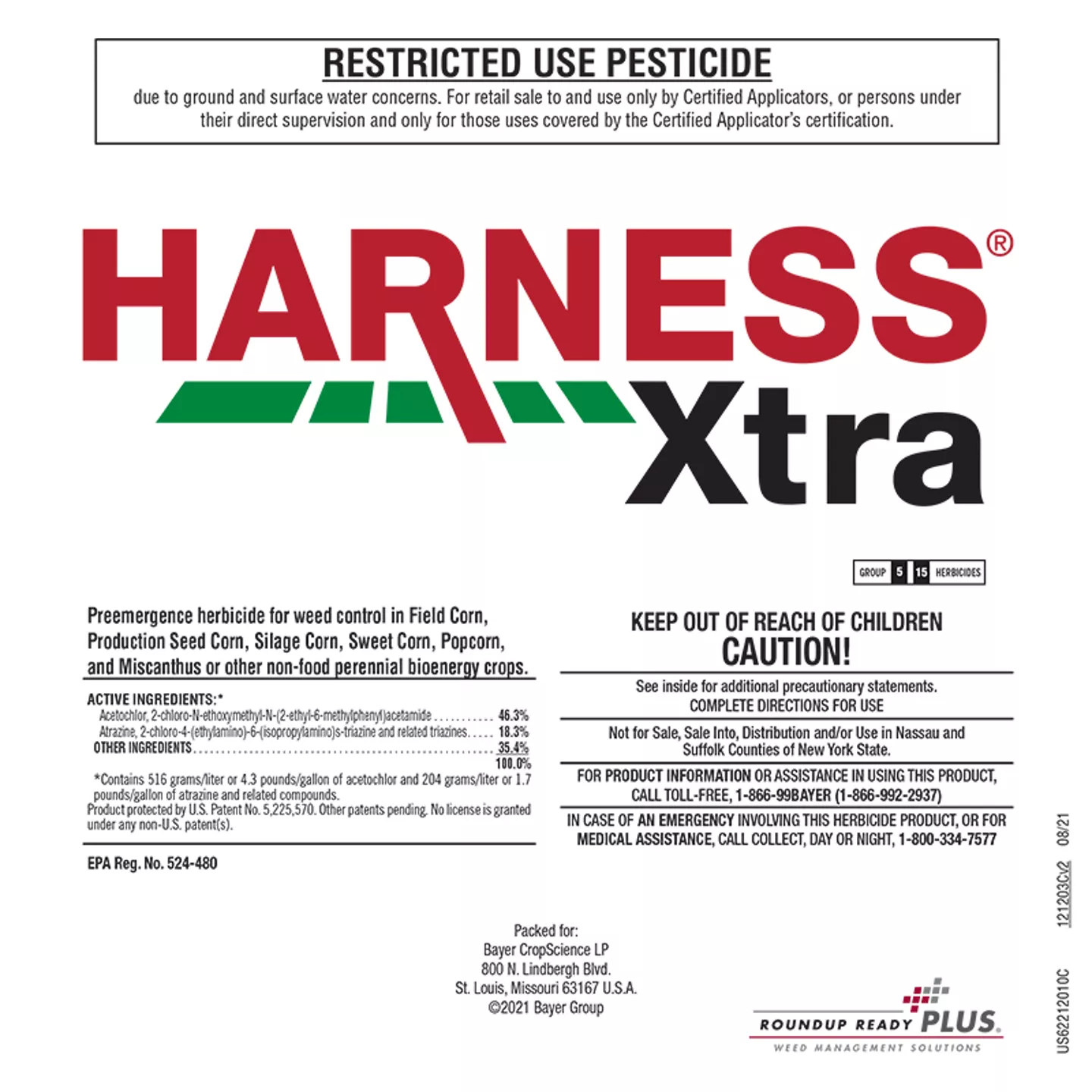 Harness Xtra Herbicide Crop Science US