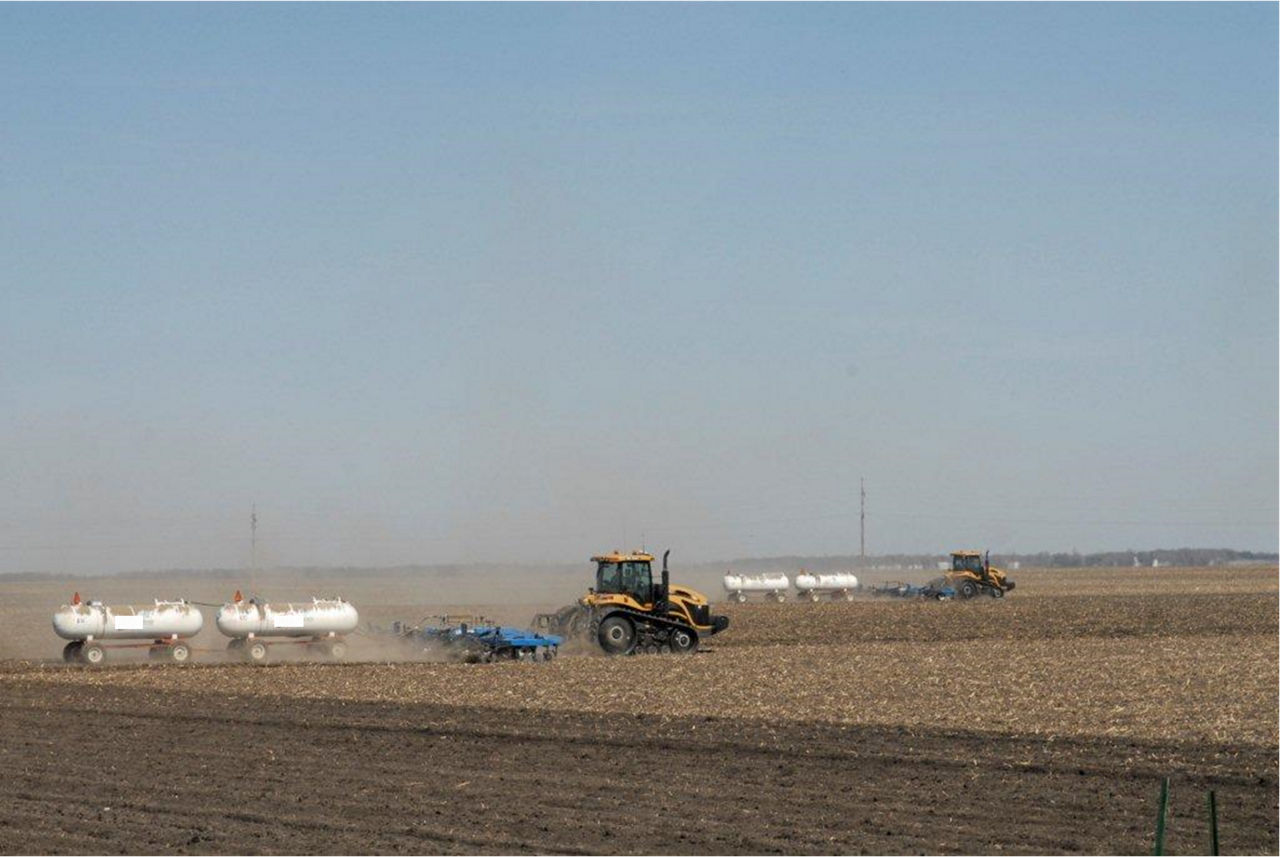 Anhydrous Ammonia Fertilizer Application  - FS removed