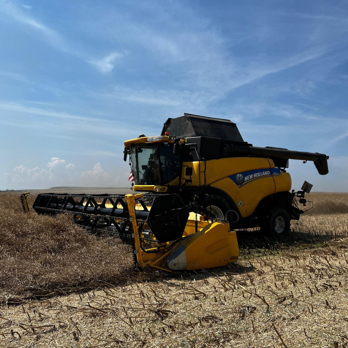 combine on the field