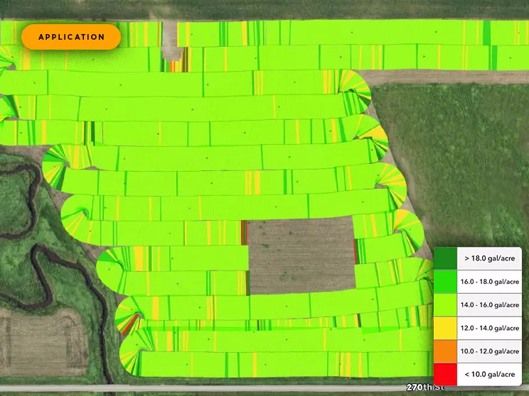 Climate FieldView Application Map