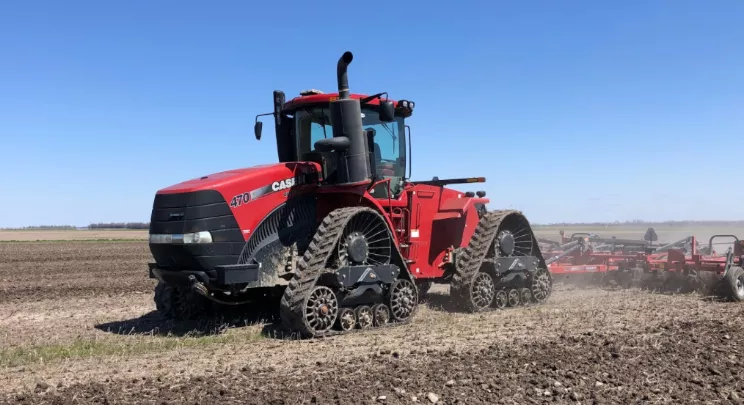 Quadtrac Tractor in Field