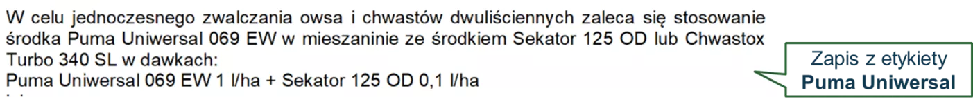 czytanie etykiety - zdjęcie fragmentu
