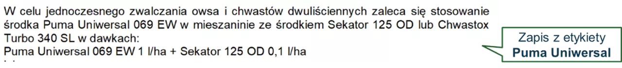 czytanie etykiety - zdjęcie fragmentu