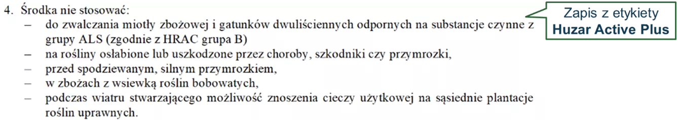 czytanie etykiety - zdjęcie fragmentu