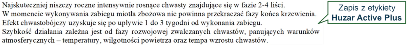 czytanie etykiety - zdjęcie fragmentu