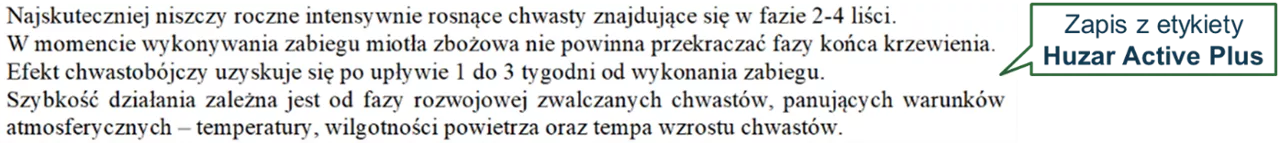 czytanie etykiety - zdjęcie fragmentu
