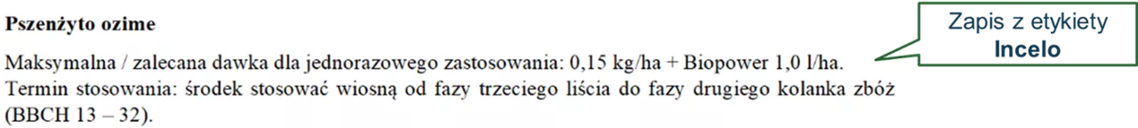 czytanie etykiety - zdjęcie fragmentu