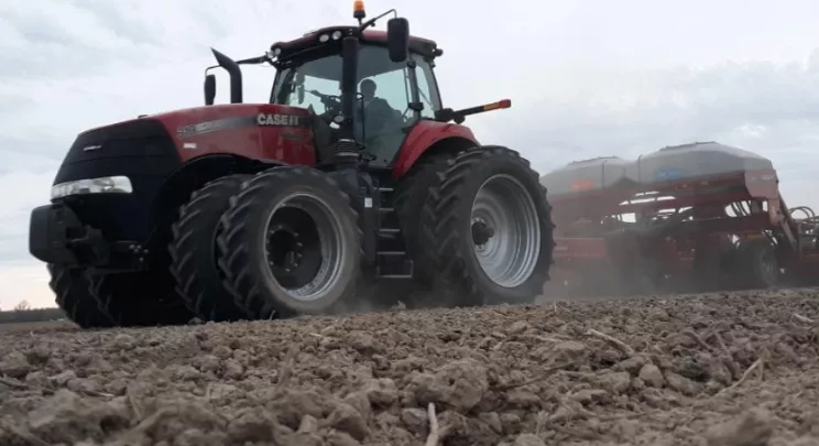 Magnum Tractor in Field