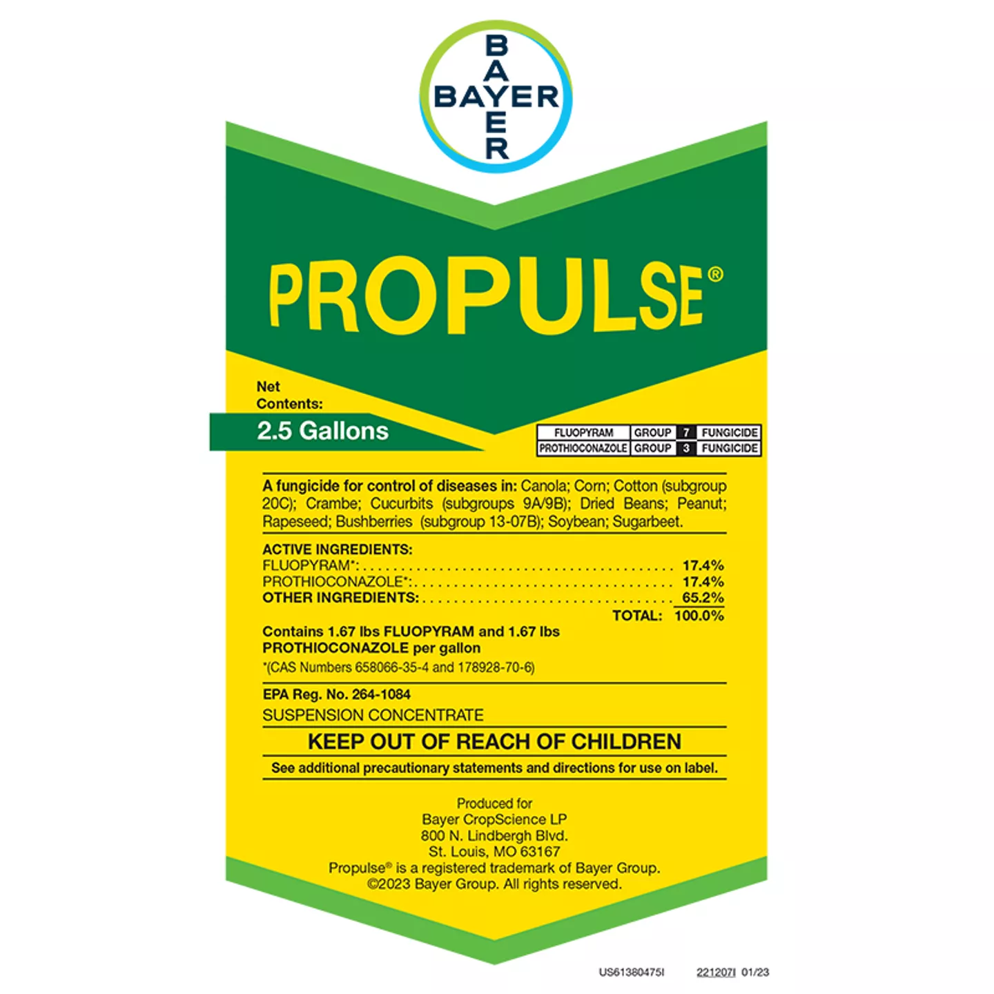 Propulse Fungicide Crop Science US