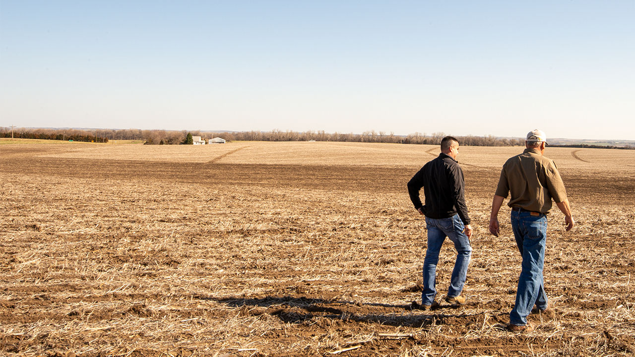 Farmers preparing to plant