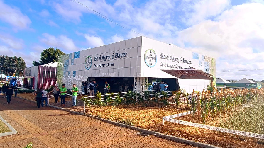 Galpão Bayer na Expodireto