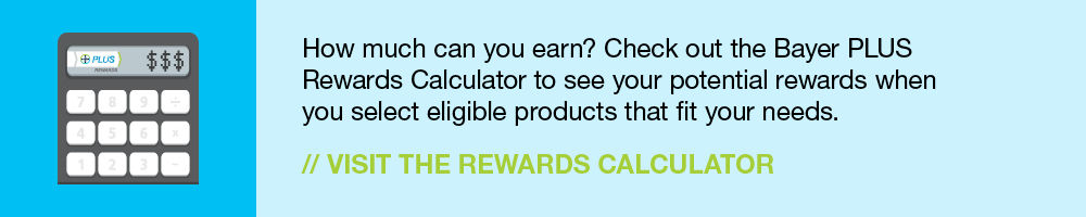 Bayer PLUS Rewards calculator