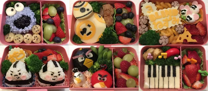 Expressing love through food by hand-making special lunches for my kids