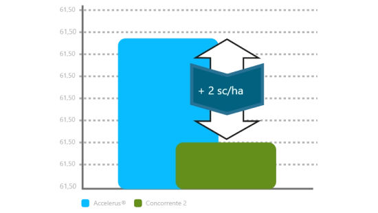 Accelerus® vs. Concorrente 2