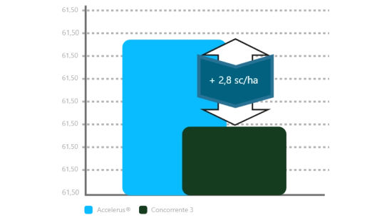 Accelerus® vs. Concorrente 3