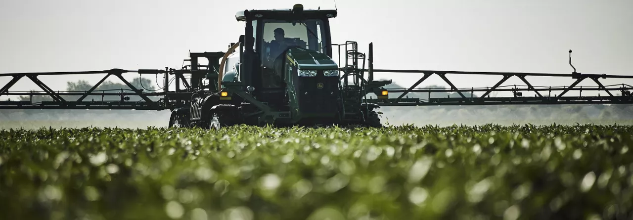 Sprayer in field