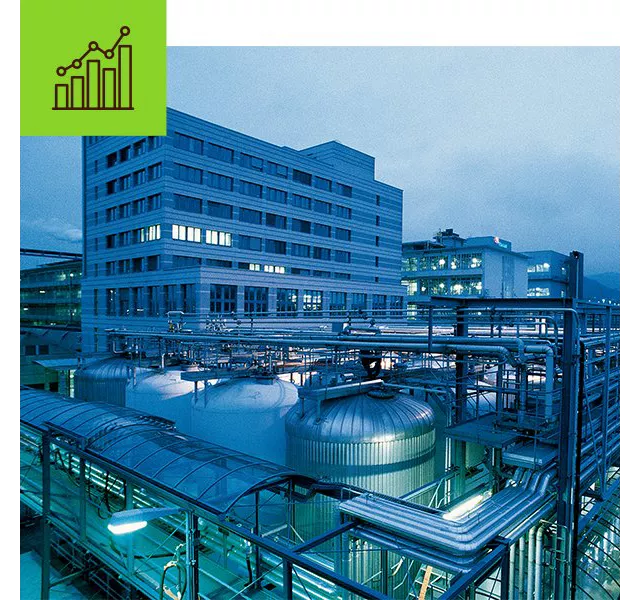 Icon of Technology to scale and transform entire value chains