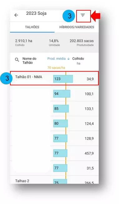 limite de talhão