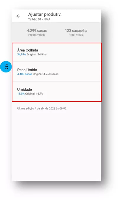 limite de talhão