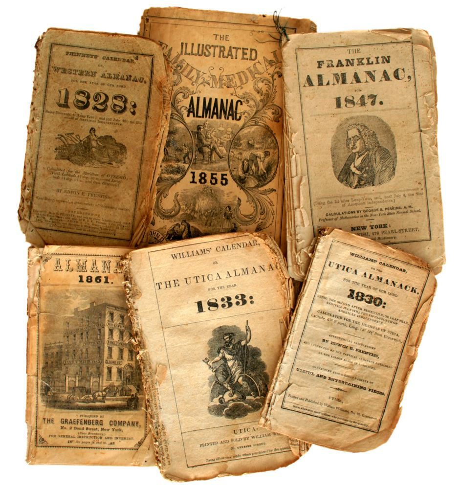 history of farmer's almanac pages