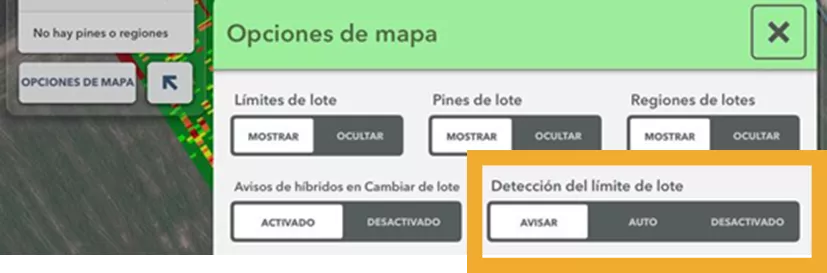 Elegir-lote-seleccionar