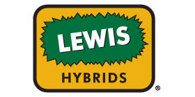 Lewis hybrids yellow and green brand logo