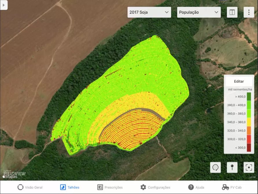 Case falha de plantio.