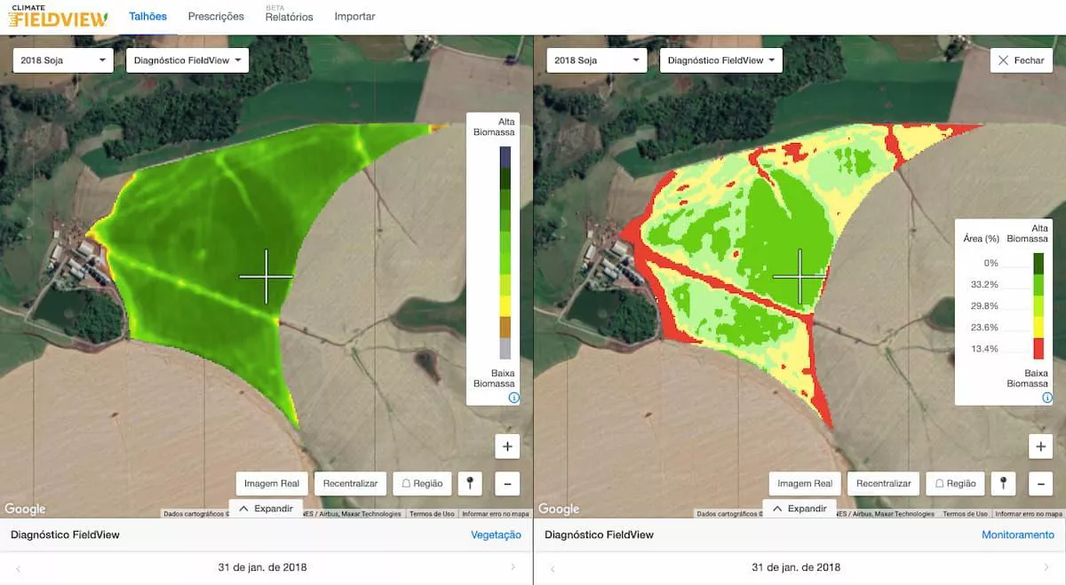 Análise de mapas de satélite permite detectar falhas na Irrigação 